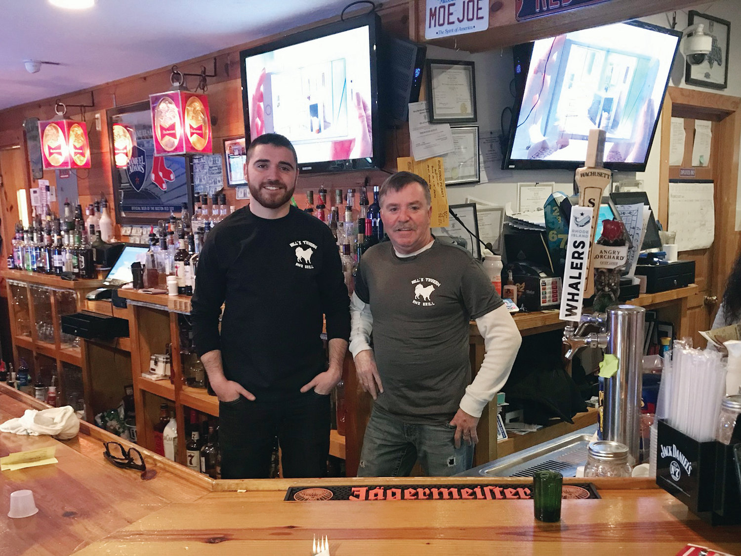 Meet AJ and Al Hill, the co-owners of Hill’s Tavern and Grill, the newest dining sensation in the Johnston/Chepachet area.  Come for the food, come for the entertainment, come for the hospitality ~ and bring the whole family.  Open seven days a week!